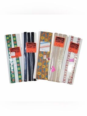 Vintage Ribbons 5 Packs Floral Fashion Trims NEW in original packaging